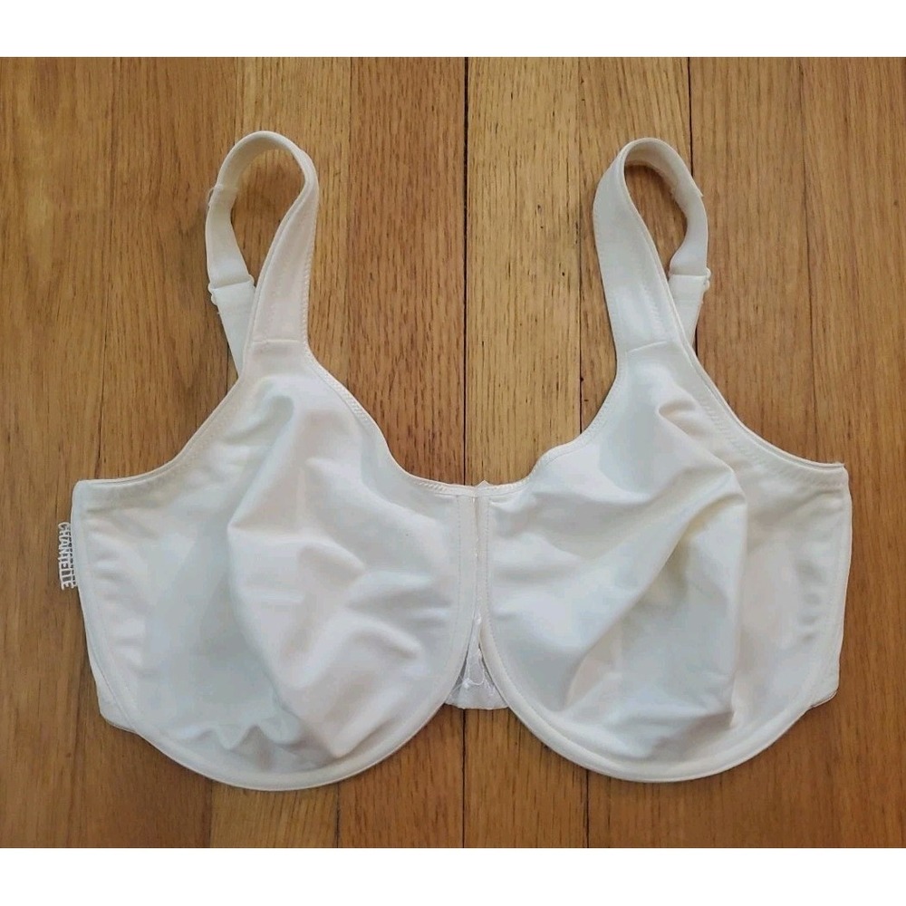 Chantelle VOLUPTE 2361 Ivory Cream Smooth Minimizer UW Bra Size 34 DDD